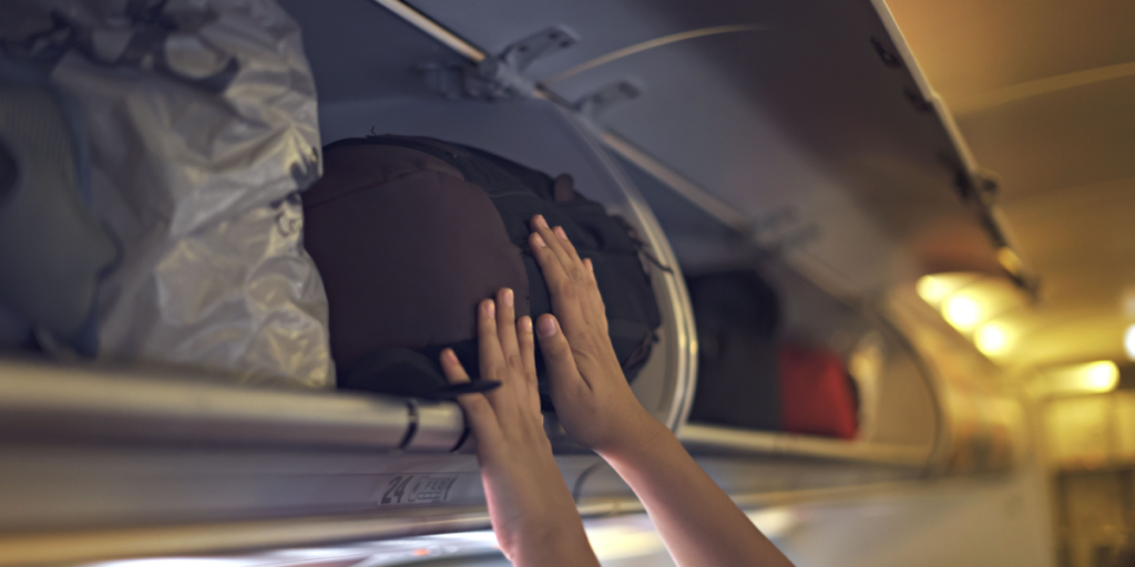 Hand baggage, airplane
