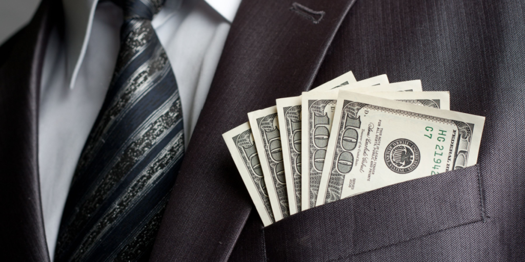 Suit, money, dollars
