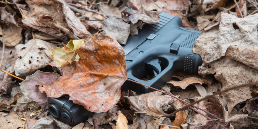 Discarded gun