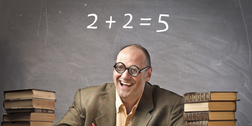 Bad math, idiot