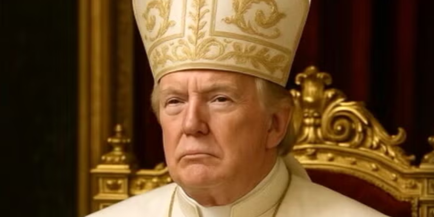 Donald Trump, pope, ai-generated, Truth Socal