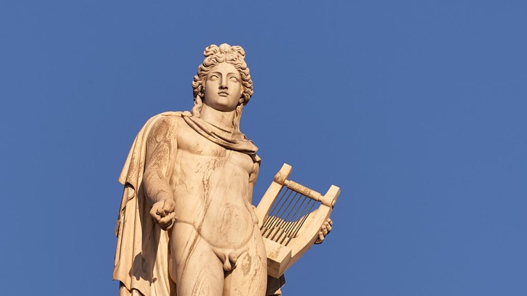 The statue of Apollo Citharoedus Greek