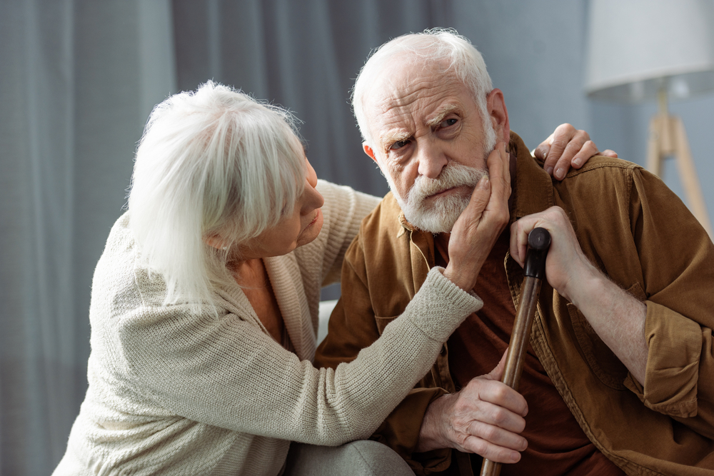 senior, couple, ældre,ægtepar