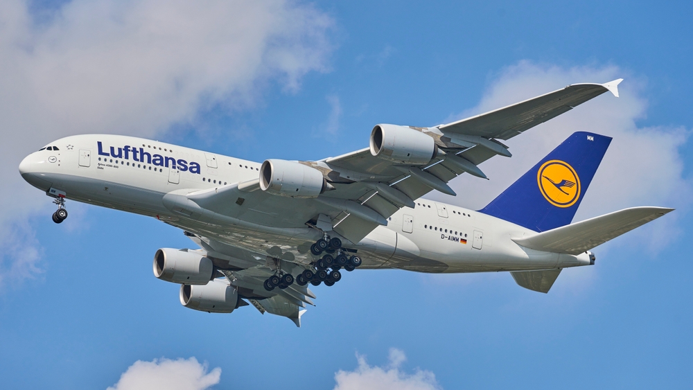 Lufthansa, fly, plane
