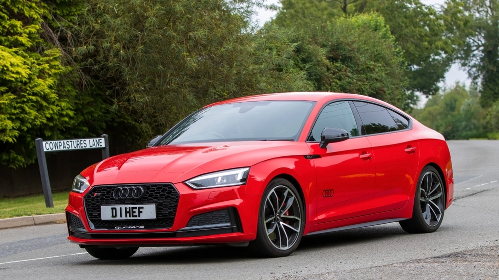 Red,Audi,A5,Car