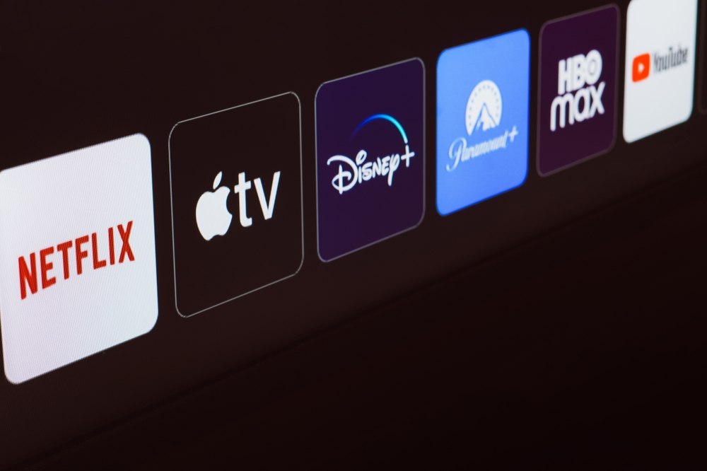 Streaming,Apps, subscription,youtube,hbomax,disney+.netflix,appletv