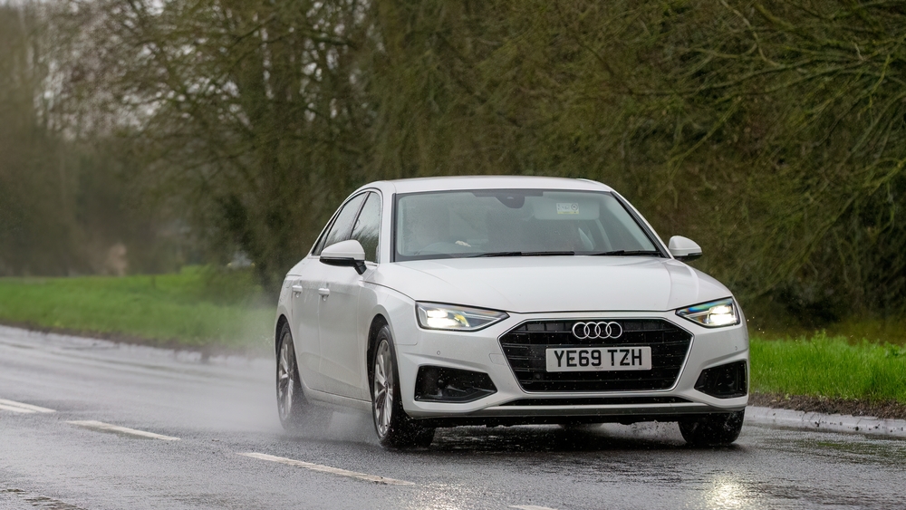 White,Audi,A4,Diesel,Car,bil