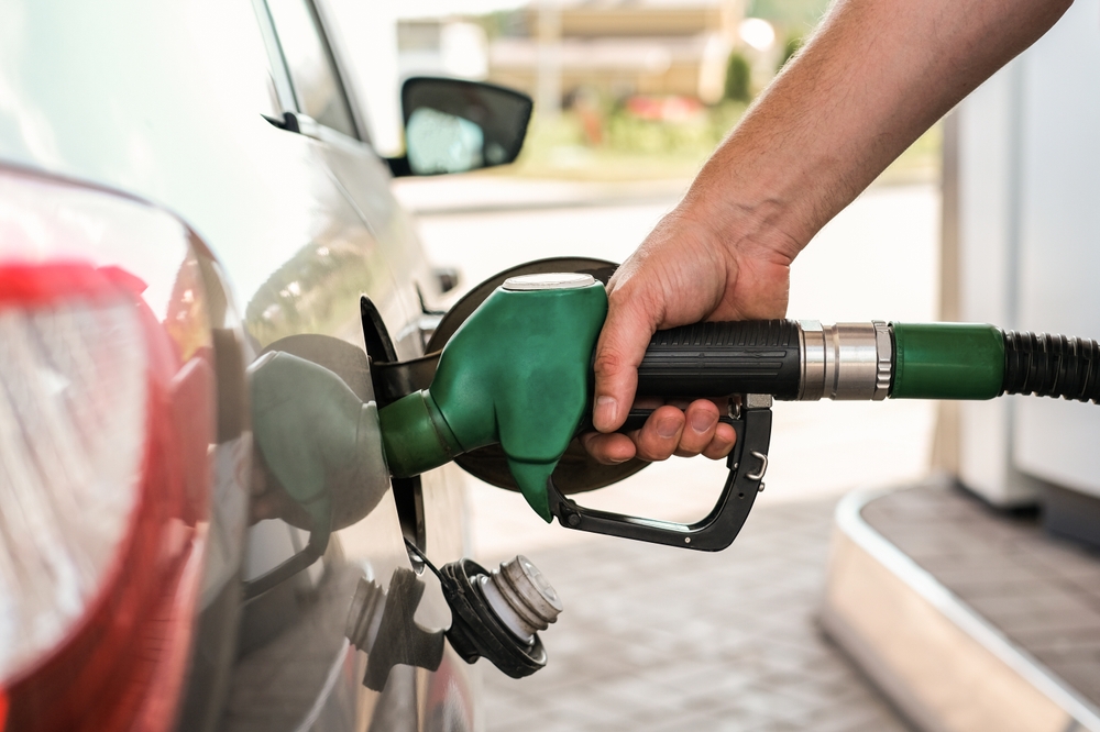 gas station, bil, car, auto