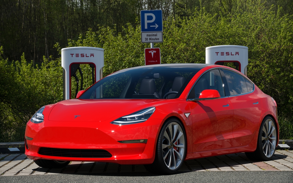 tesla,Model,3,red,charger,rød,lader