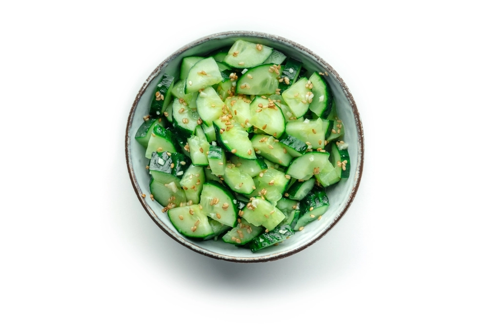 Smashed,Cucumber,Salad,agurk,salat