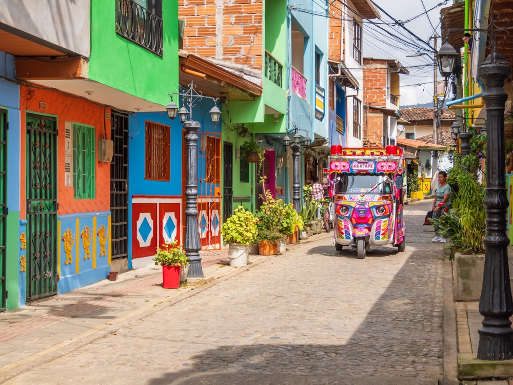 colombia,Guatapé,,Colombia,-,Cobblestone,Street,