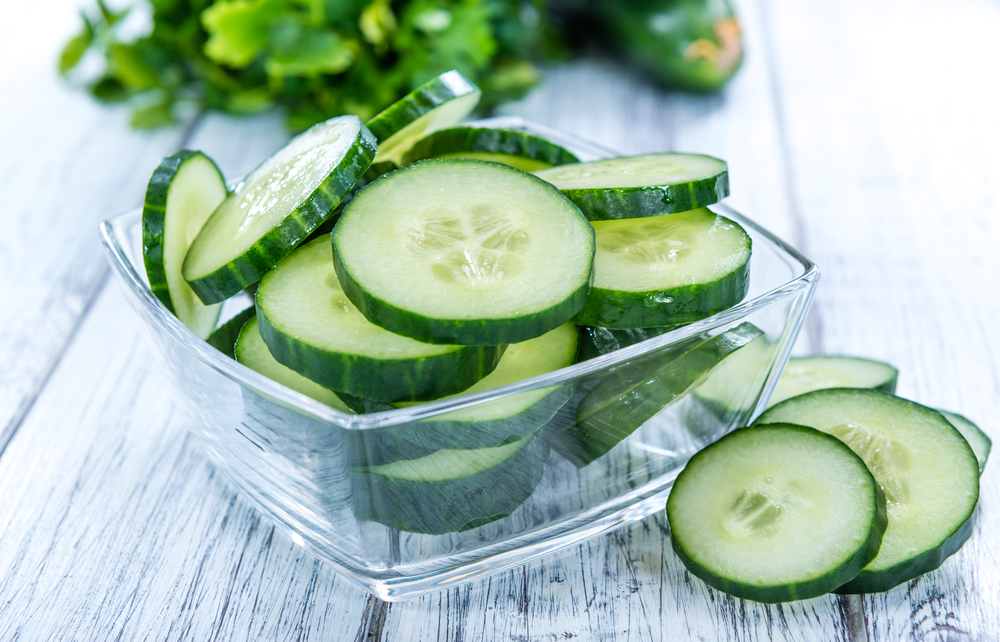 Sliced,Cucumbers,agurker,skiver