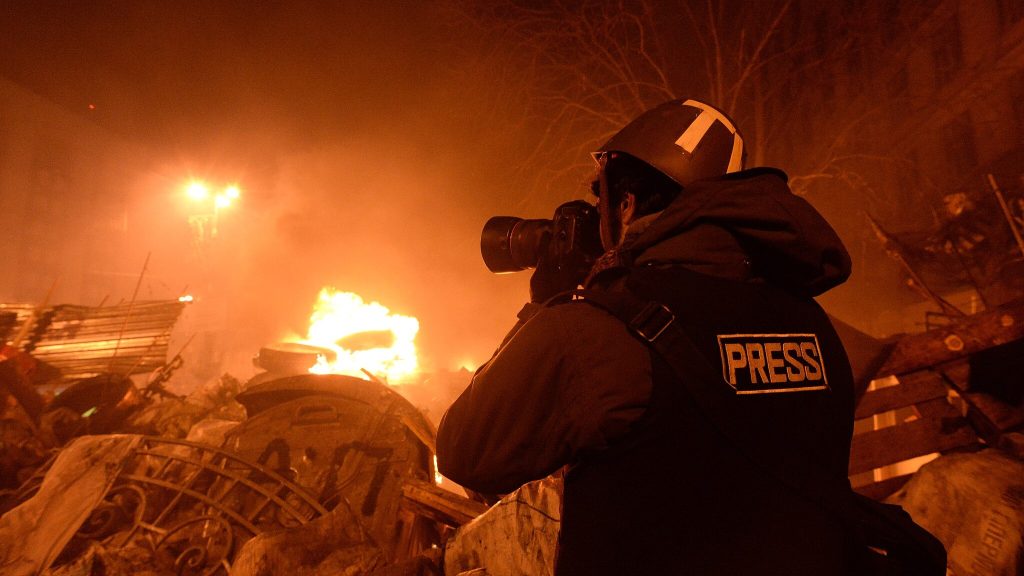 Ukraine Journalist war press