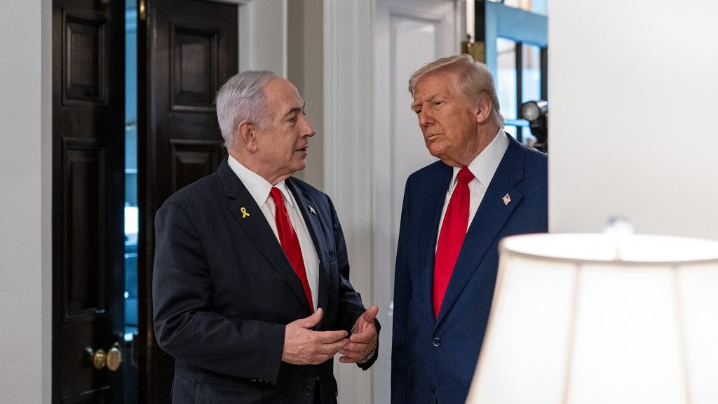 President Donald Trump Israeli Prime Minister Benjamin Netanyahu