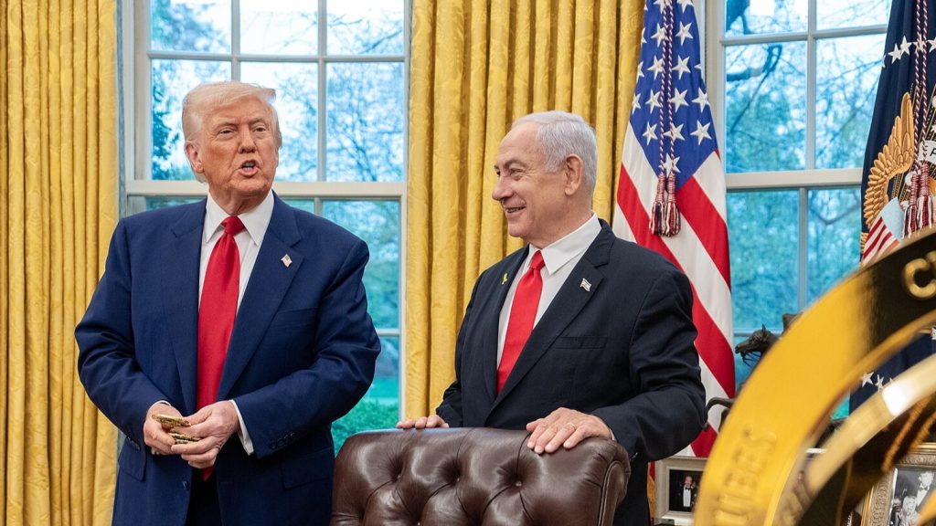 President Donald Trump and Israeli Prime Minister Benjamin Netanyahu