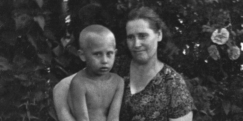 Vladimir Putin, child, 1958