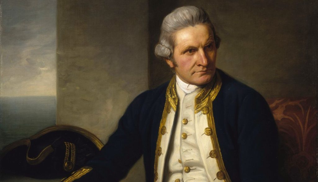 Captain james cook portrait