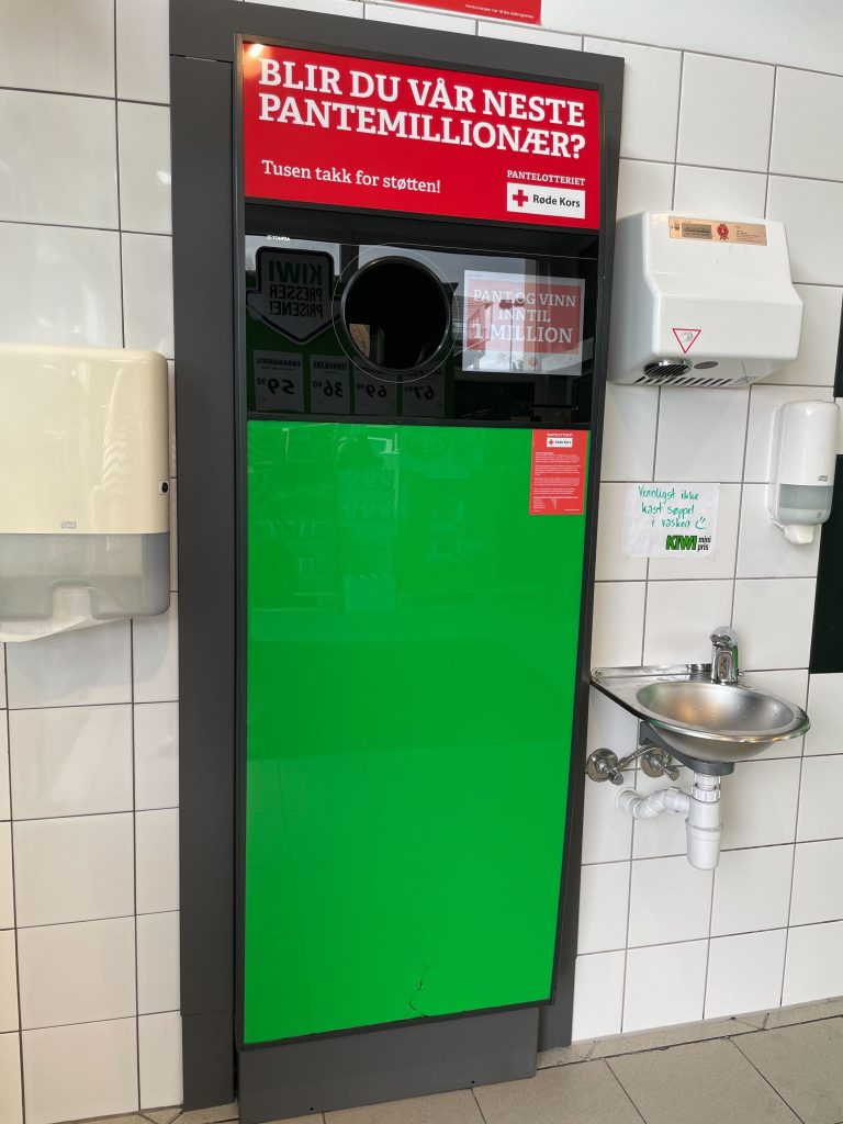 Vant én million kroner i panteautomaten i denne Kiwi-butikken