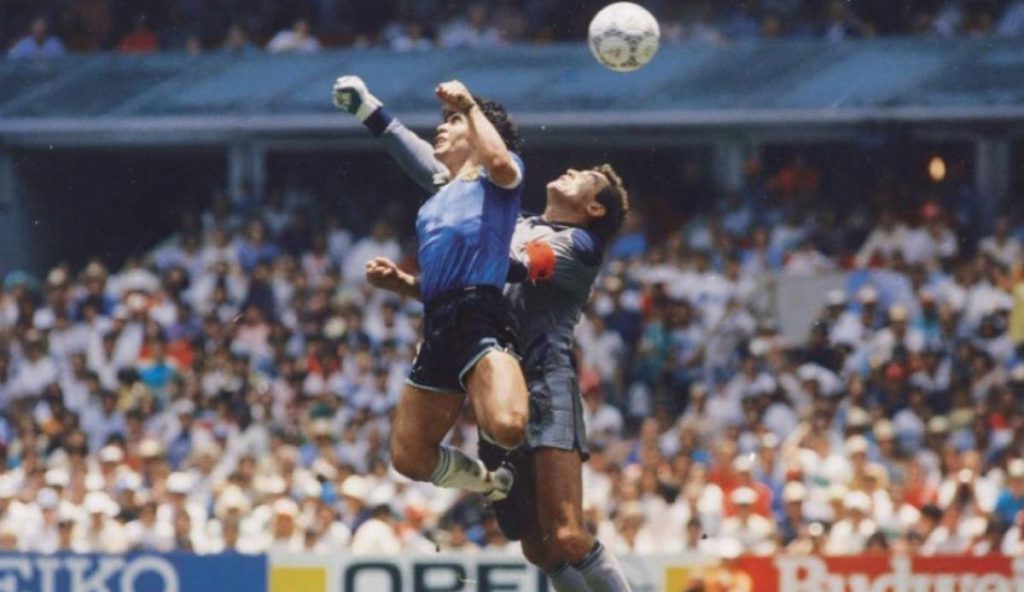 Maradona hand of god