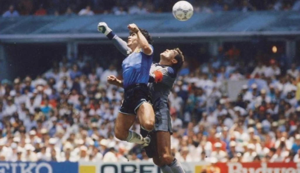 Maradona hand of god
