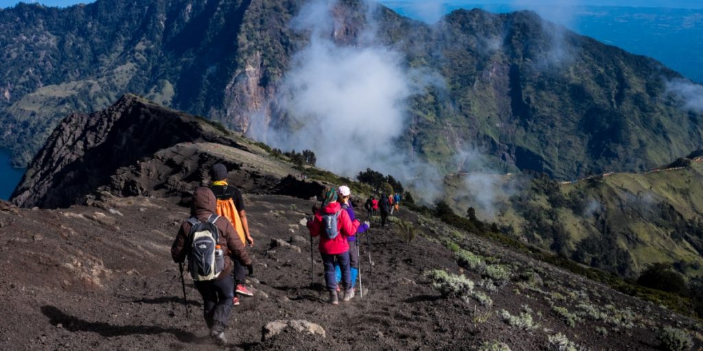 Mount Rinjani vulcano