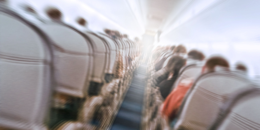 Airplane, panic, turbulence