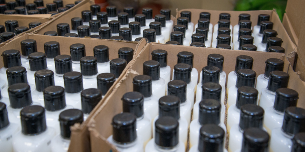 Shampoo, cosmetics, factory, production, packaging, package