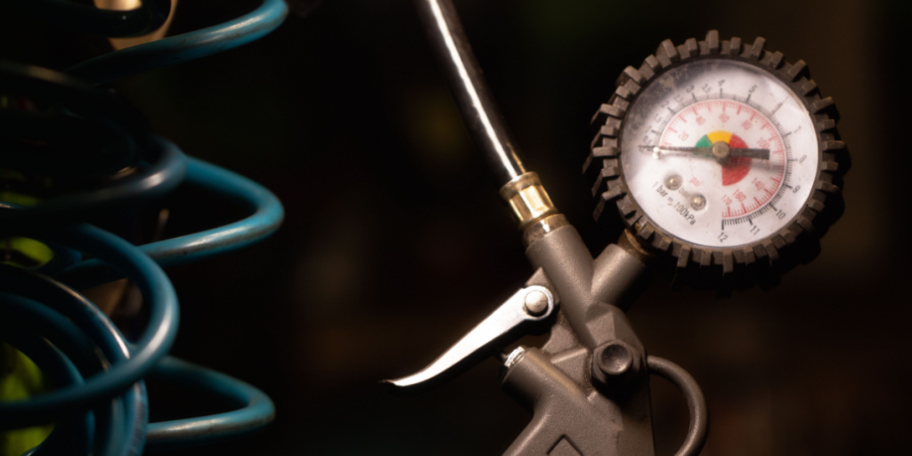 Compressed air, pressure gage