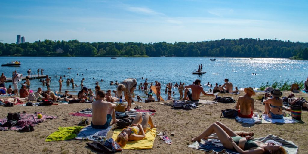 bade, ferie, vacation, rejse, sommerferie, bade, svømme