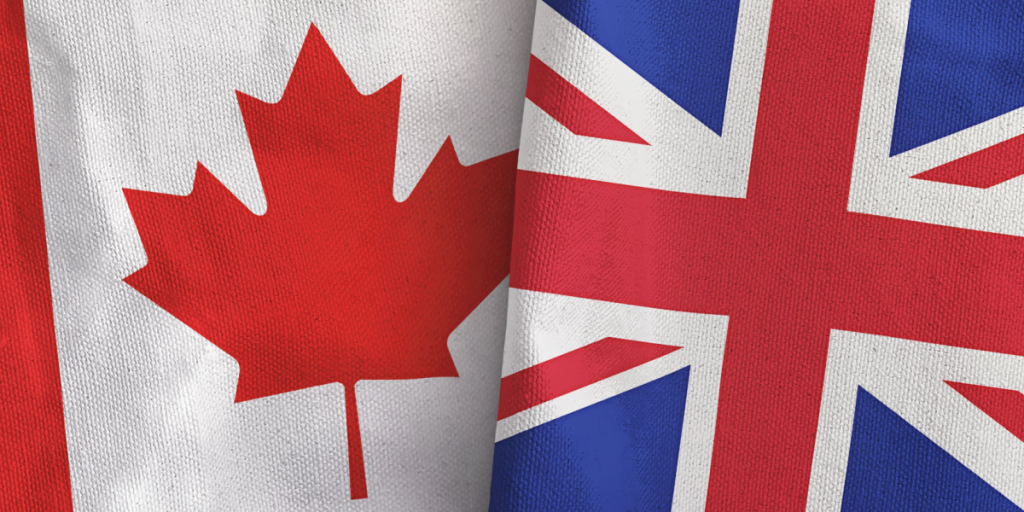 UK, Canada, flag