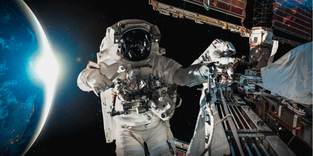 Space, astronauts, space walk, repairs