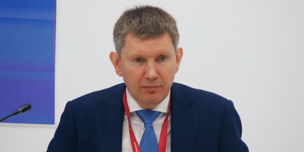 St. Petersburg International Economic Forum 2021 (SPIEF 2021). Maksim Reshetnikov, Minister of Economic Development of the Russian Federation