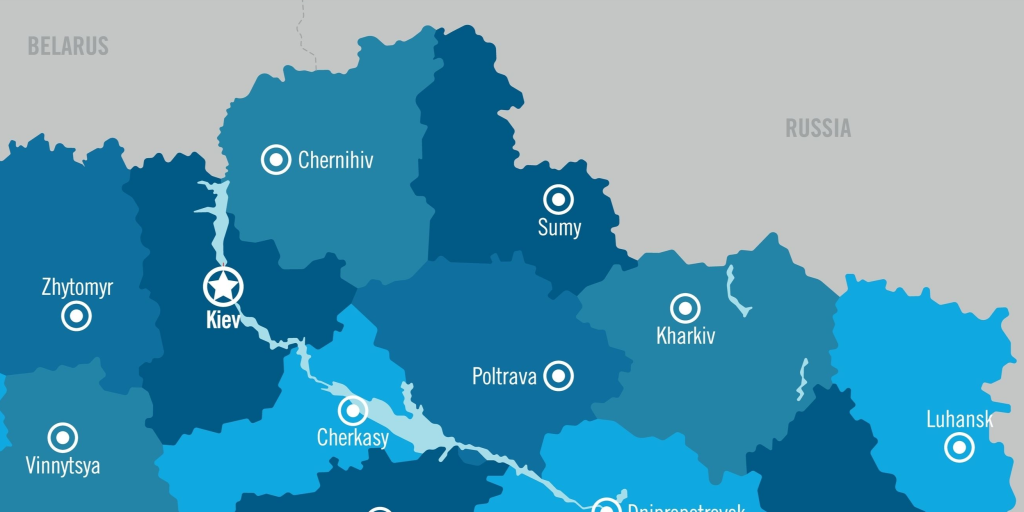 Sumy, map