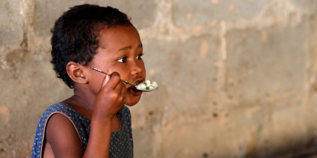 Child, aid, food