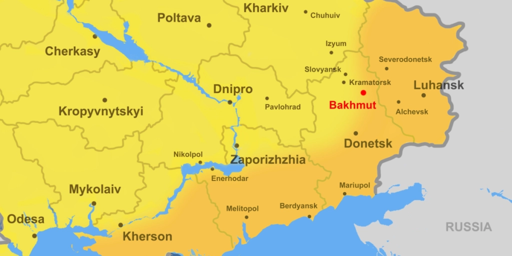 Ukraine, east, Bakhmut