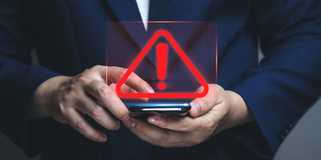 Phone, warning