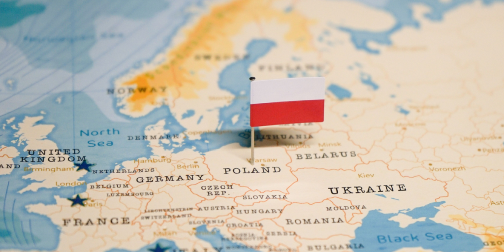 Poland, map