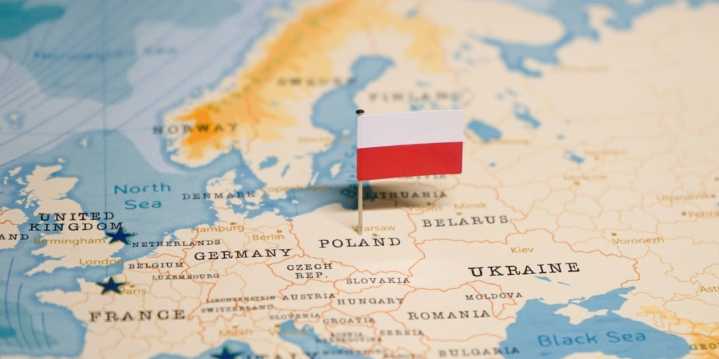 Poland, map