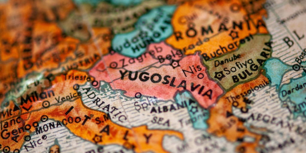 Yugoslavia, map
