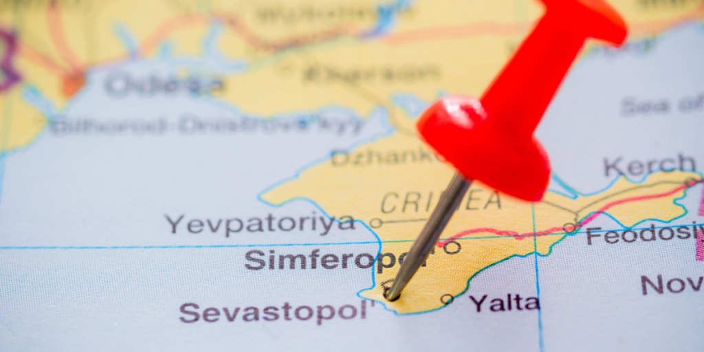Ukraine, map, Sevastopol, Crimea