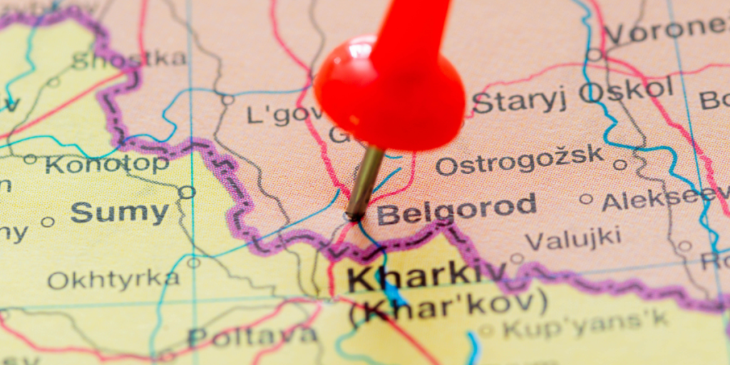 Belgorod, map, Russia