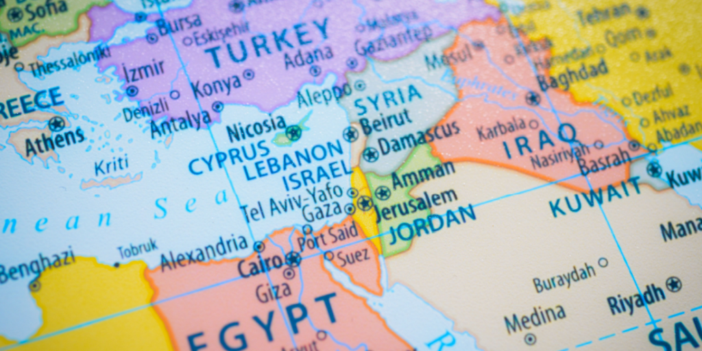 Middle East map