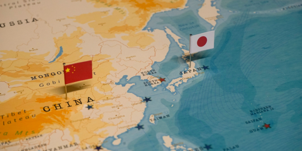China, Japan
