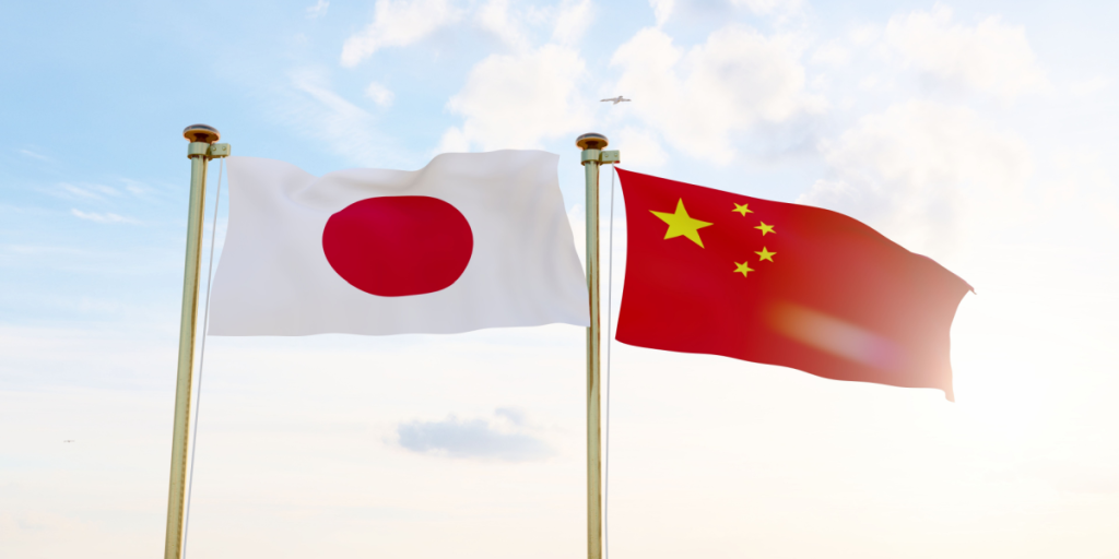 China, Japan
