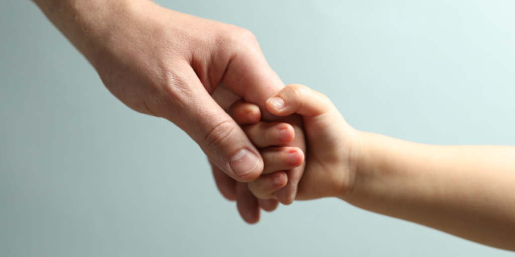 Father, child, adoption, concept