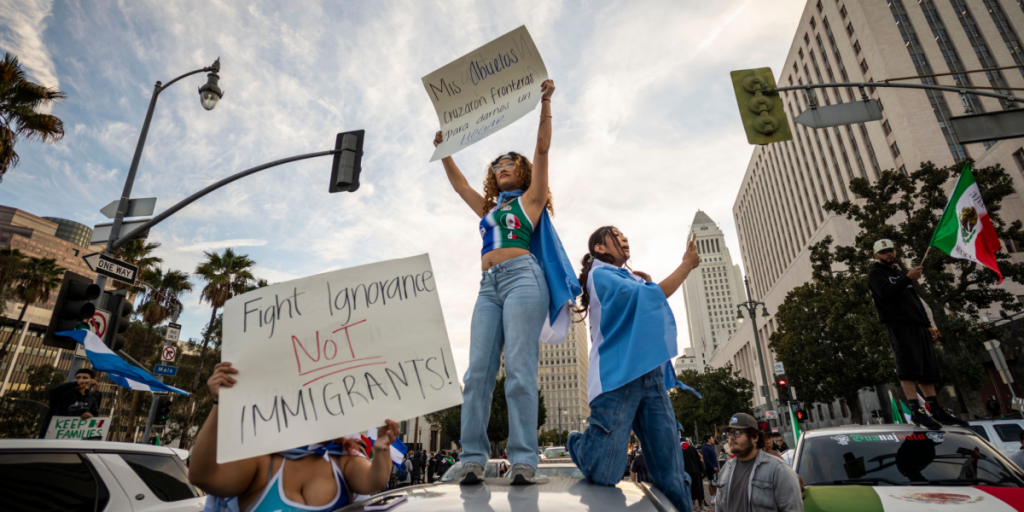 Los Angeles, protests, immigration