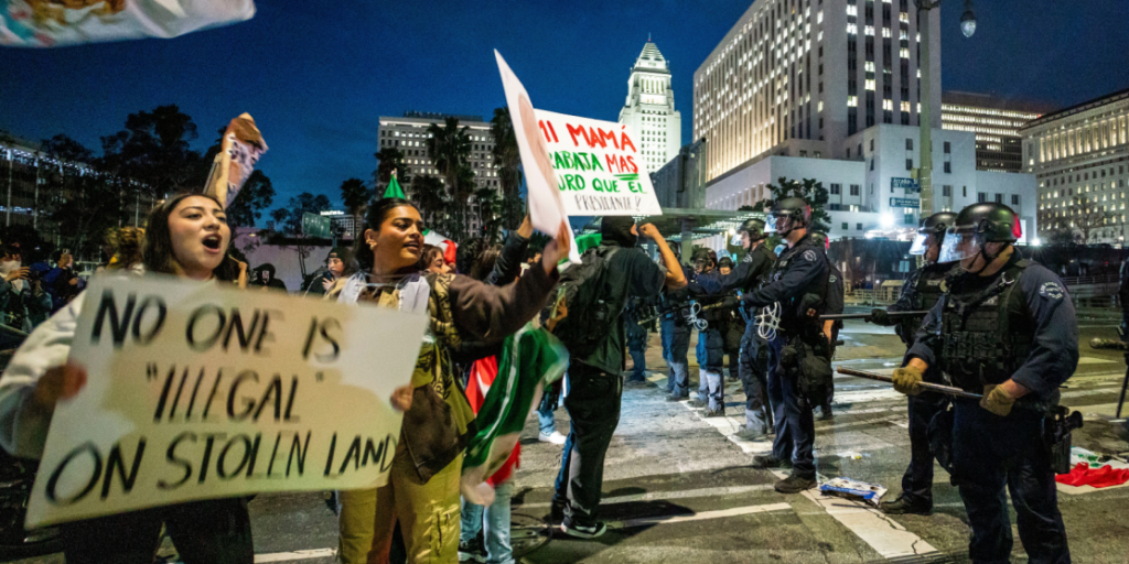 Los Angeles, protests, immigration