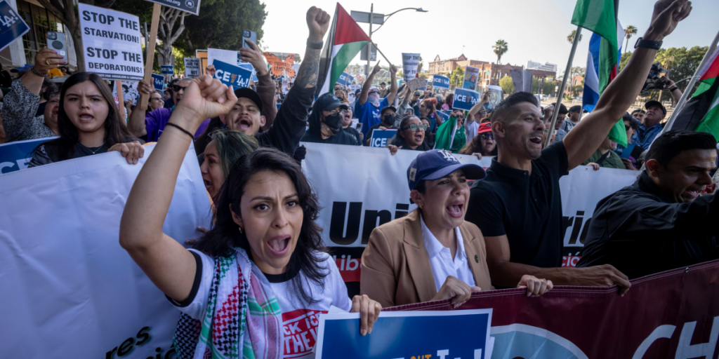 Los Angeles, protests, immigration