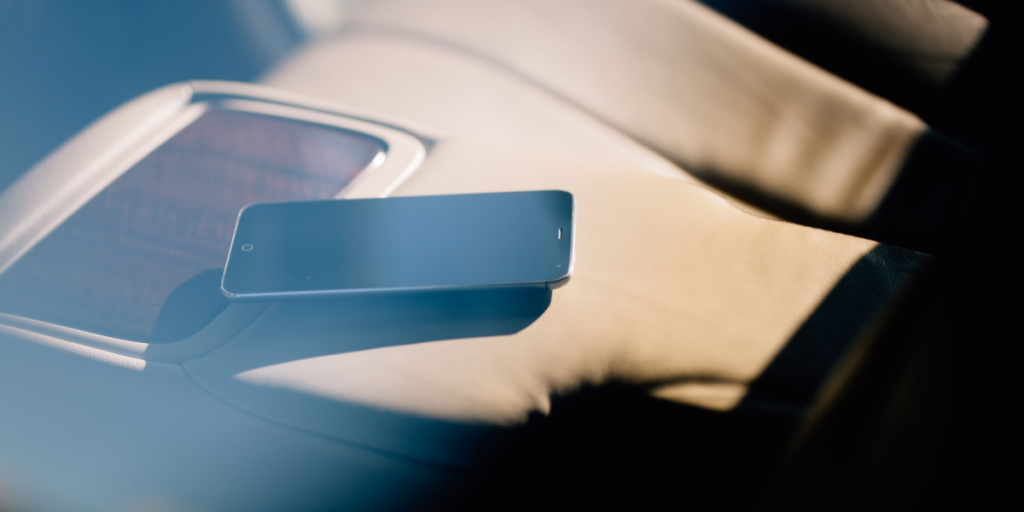 Phone, car