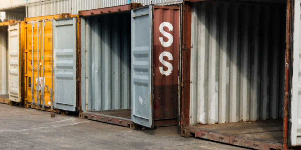Shipping containers, empty